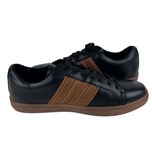 UNLISTED‎ BY KENNETH COLE STAND MIX SNEAKERS IN BLACK COGNAC NWOB MEN'S SIZE 7 - Picture 7 of 11